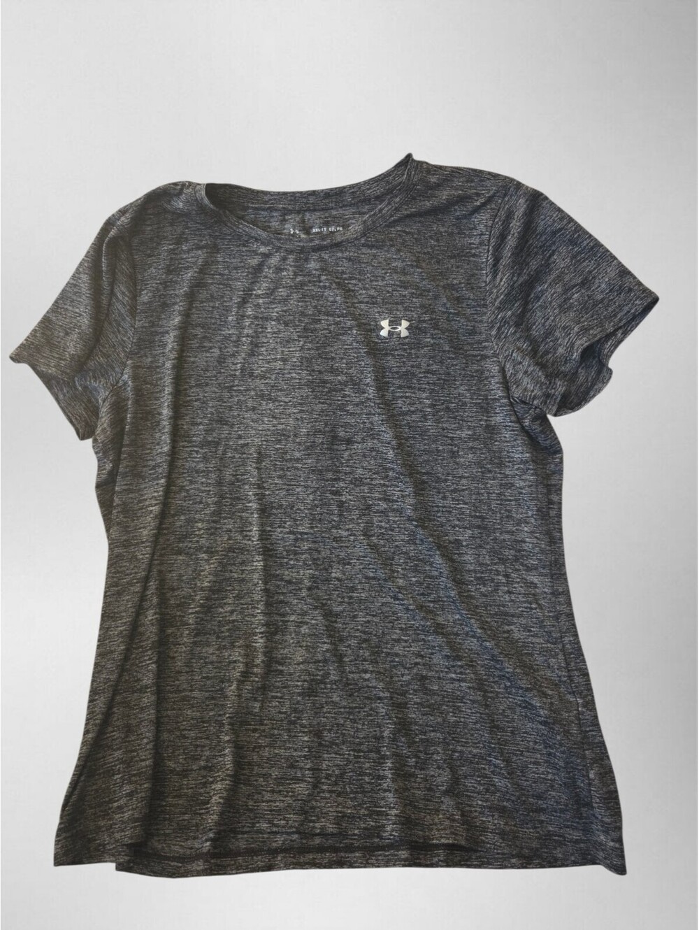 Women's Under Armour Heat Gear Tee Grey XXL